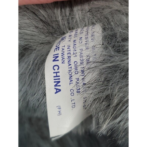 Vintage Holiday Mouse Large Knit Hat & Scarf Christmas Decor 1997 Appx 20" - Picture 8 of 14